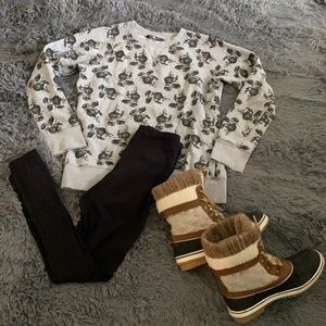 *rare find* North Face Floral Sweatshirt